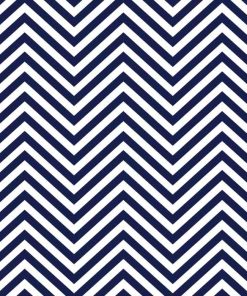 Chevron Fino - azul